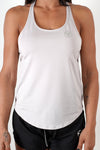 light-gray polyester blend women tank top performance series