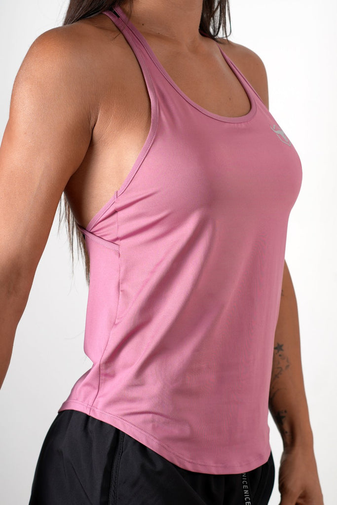 pink breathable women tank top performance series